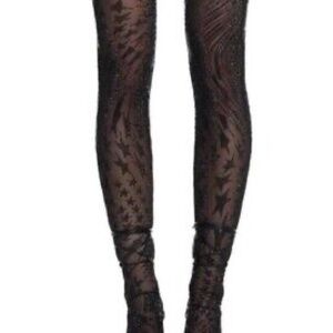 MUGLER X H&M rhinestone tights